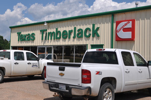 Go to texastimberjack.com (map-and-directions-dealership--hours-cleveland subpage)